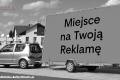 Reklama mobilna Krosno, Jaso, Brzozw. Przyczepa reklamowa.