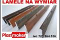 Lamele sufitowe drewnopodobne, styropianowe powlekane 3d Na Wymiar